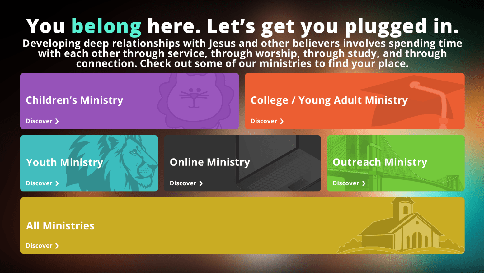 Grace Baptist Church body screenshot