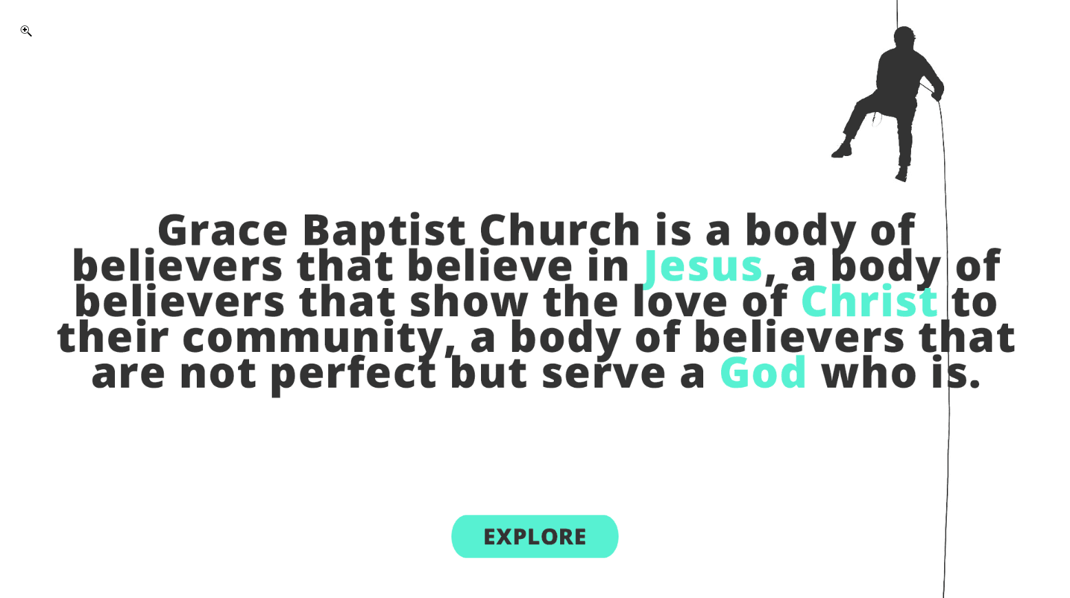 Grace Baptist Church secondary hero screenshot